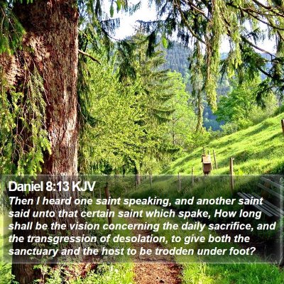 Daniel 8:13 KJV Bible Verse Image