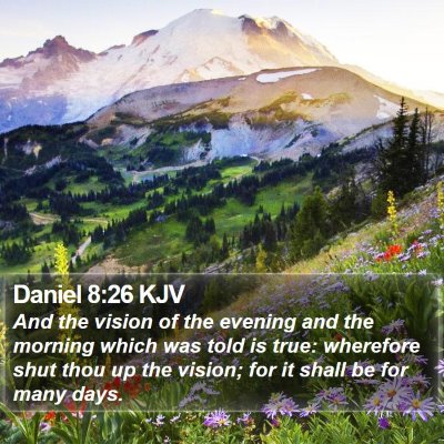 Daniel 8:26 KJV Bible Verse Image