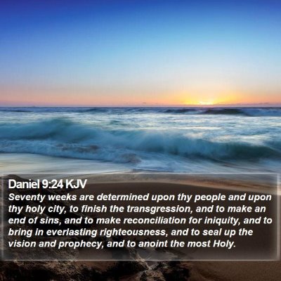 Daniel 9:24 KJV Bible Verse Image