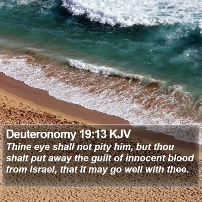 Deuteronomy 19:13 KJV Bible Verse Image