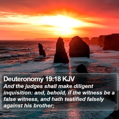 Deuteronomy 19:18 KJV Bible Verse Image