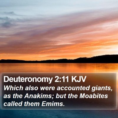 Deuteronomy 2:11 KJV Bible Verse Image