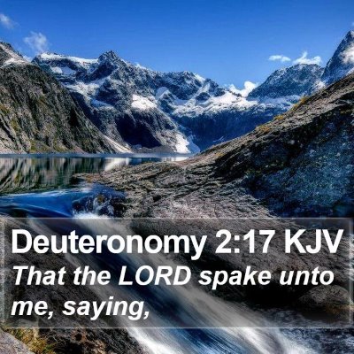 Deuteronomy 2:17 KJV Bible Verse Image