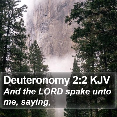 Deuteronomy 2:2 KJV Bible Verse Image