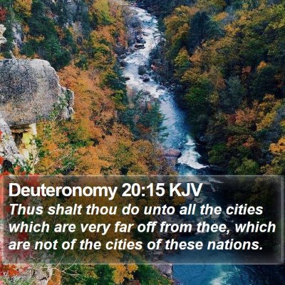 Deuteronomy 20:15 KJV Bible Verse Image