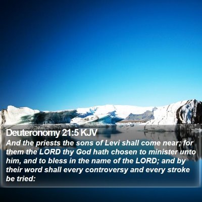 Deuteronomy 21:5 KJV Bible Verse Image