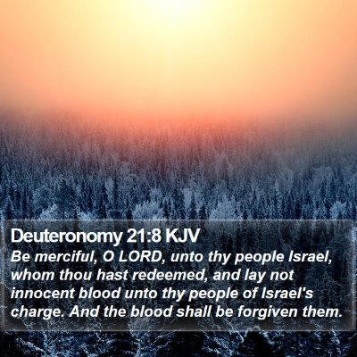 Deuteronomy 21:8 KJV Bible Verse Image