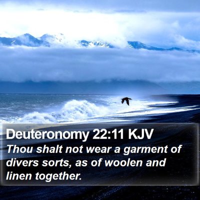 Deuteronomy 22:11 KJV Bible Verse Image