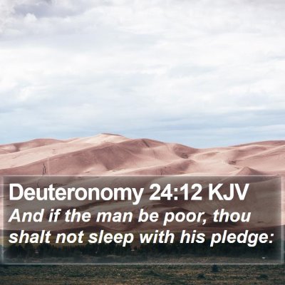 Deuteronomy 24:12 KJV Bible Verse Image