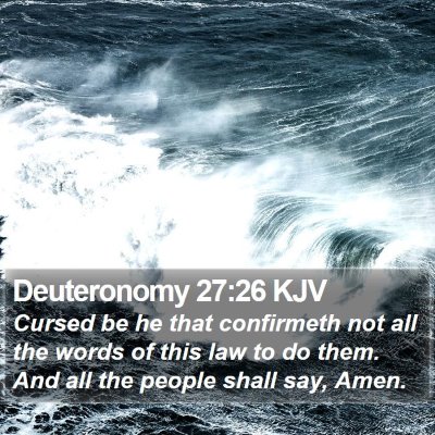 Deuteronomy 27:26 KJV Bible Verse Image