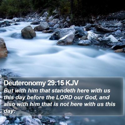 Deuteronomy 29:15 KJV Bible Verse Image