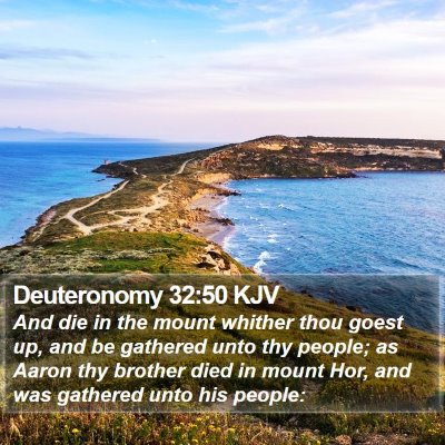 Deuteronomy 32:50 KJV Bible Verse Image