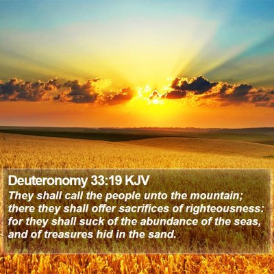 Deuteronomy 33:19 KJV Bible Verse Image