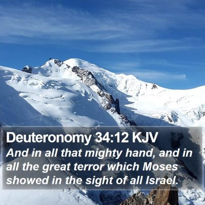 Deuteronomy 34:12 KJV Bible Verse Image
