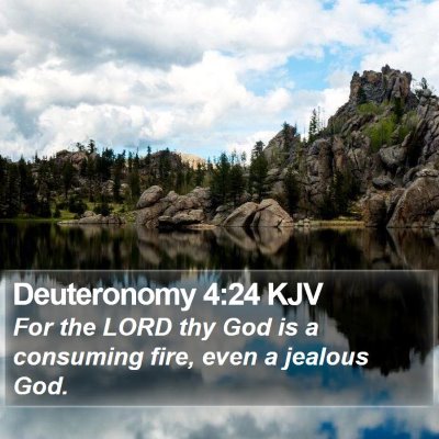 Deuteronomy 4:24 KJV Bible Verse Image