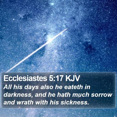 Ecclesiastes 5:17 KJV Bible Verse Image