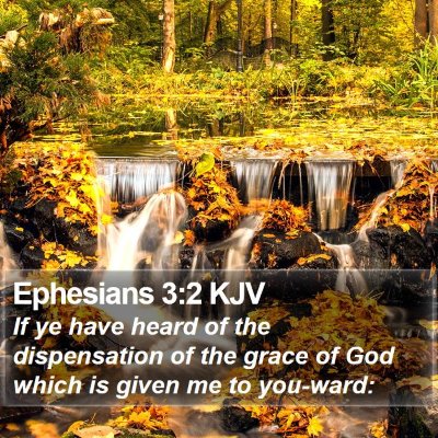 Ephesians 3:2 KJV Bible Verse Image