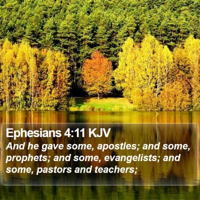 Ephesians 4:11 KJV Bible Verse Image