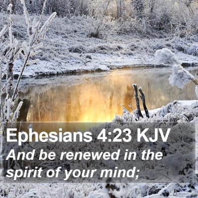 Ephesians 4:23 KJV Bible Verse Image