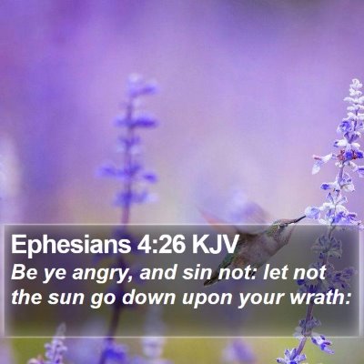 Ephesians 4:26 KJV Bible Verse Image