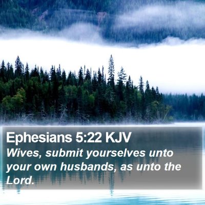 Ephesians 5:22 KJV Bible Verse Image