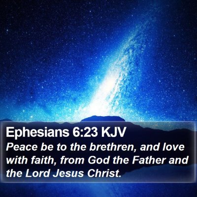 Ephesians 6:23 KJV Bible Verse Image