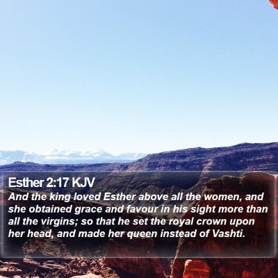 Esther 2:17 KJV Bible Verse Image