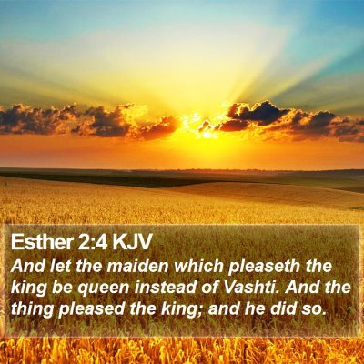 Esther 2:4 KJV Bible Verse Image