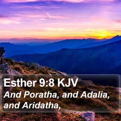 Esther 9:8 KJV Bible Verse Image