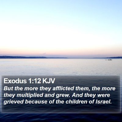 Exodus 1:12 KJV Bible Verse Image