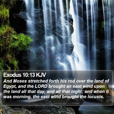 Exodus 10:13 KJV Bible Verse Image