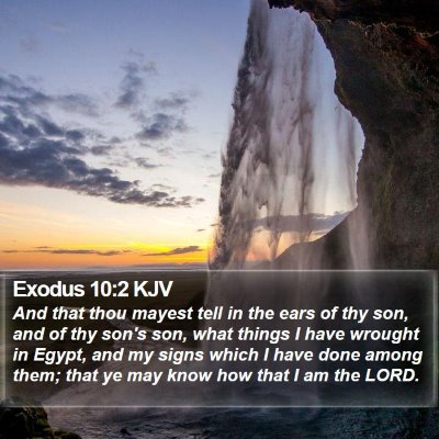 Exodus 10:2 KJV Bible Verse Image