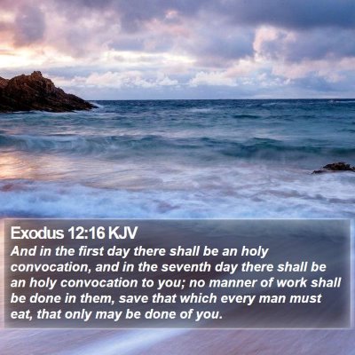 Exodus 12:16 KJV Bible Verse Image