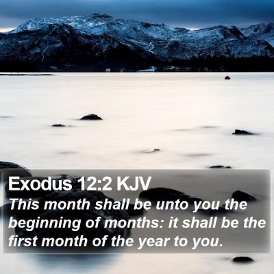 Exodus 12:2 KJV Bible Verse Image