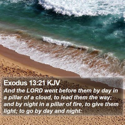 Exodus 13:21 KJV Bible Verse Image