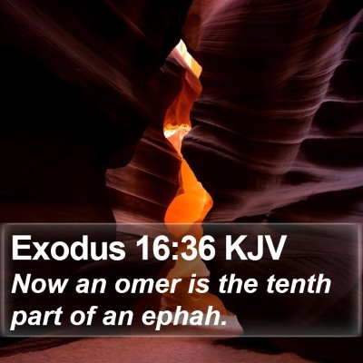 Exodus 16:36 KJV Bible Verse Image