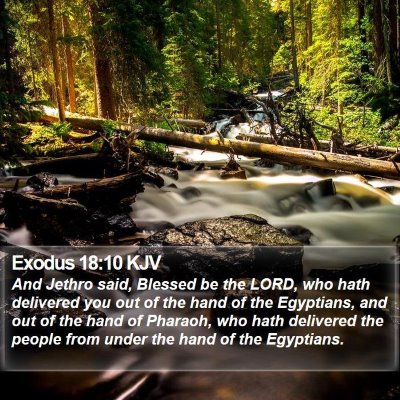 Exodus 18:10 KJV Bible Verse Image