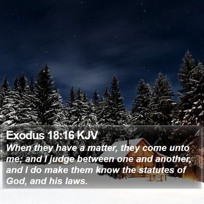 Exodus 18:16 KJV Bible Verse Image