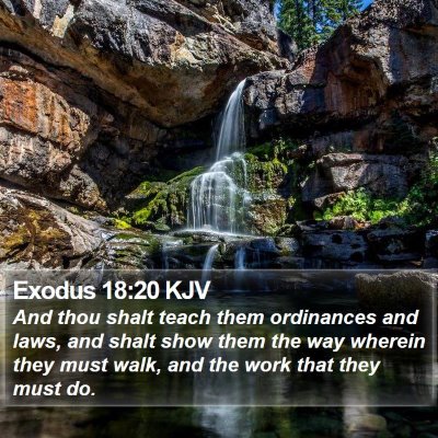 Exodus 18:20 KJV Bible Verse Image