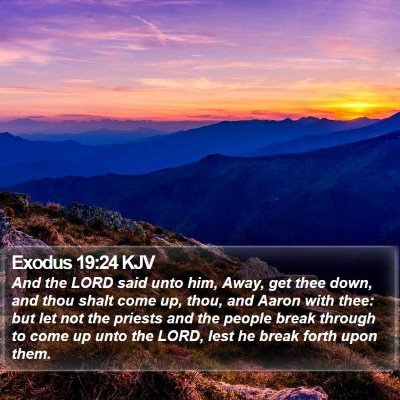 Exodus 19:24 KJV Bible Verse Image