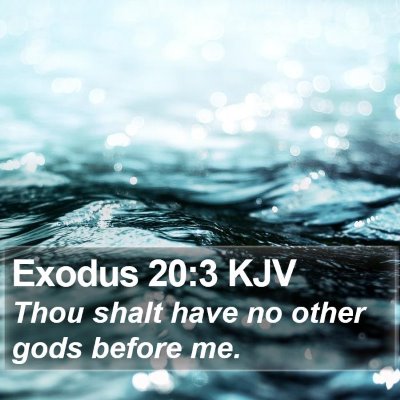 Exodus 20:3 KJV Bible Verse Image