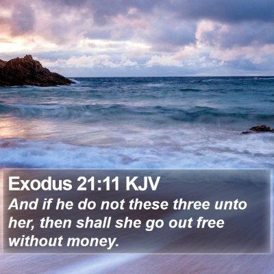 Exodus 21:11 KJV Bible Verse Image
