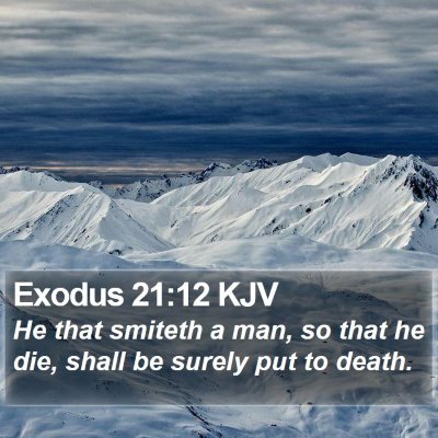 Exodus 21:12 KJV Bible Verse Image