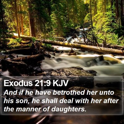 Exodus 21:9 KJV Bible Verse Image