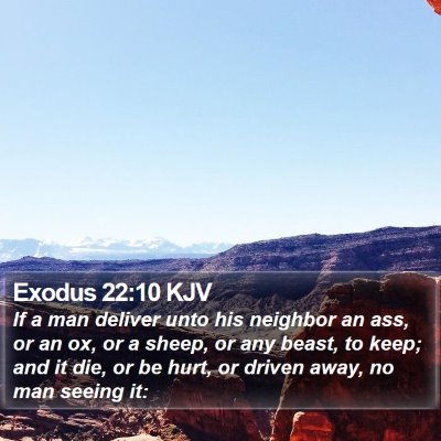 Exodus 22:10 KJV Bible Verse Image