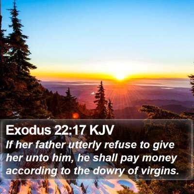 Exodus 22:17 KJV Bible Verse Image