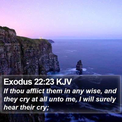 Exodus 22:23 KJV Bible Verse Image