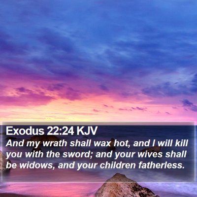 Exodus 22:24 KJV Bible Verse Image