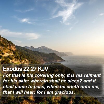 Exodus 22:27 KJV Bible Verse Image