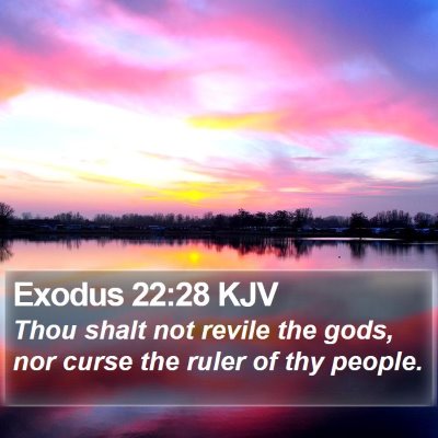 Exodus 22:28 KJV Bible Verse Image